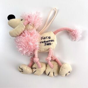 JellyCat Dingly Dangly Series Perdita the Pink Poodle Vintage RARE Retired